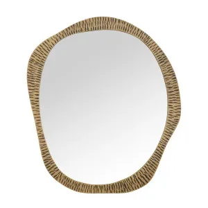 Verona Abstract Mirror - Antique Brass by null, a Mirrors for sale on Style Sourcebook
