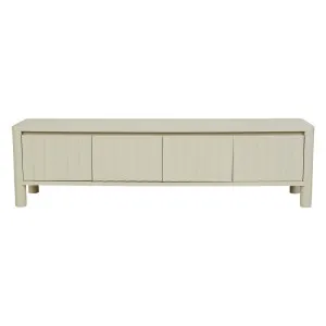 Oliver Fluted Entertainment Unit - Putty by null, a Entertainment Units & TV Stands for sale on Style Sourcebook