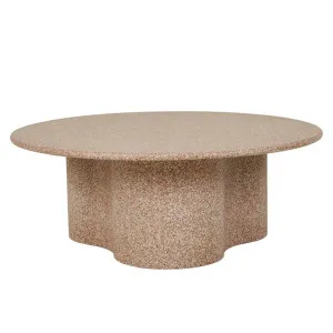 Artie Outdoor Wave Coffee Table - Terracotta Speckle by null, a Tables for sale on Style Sourcebook