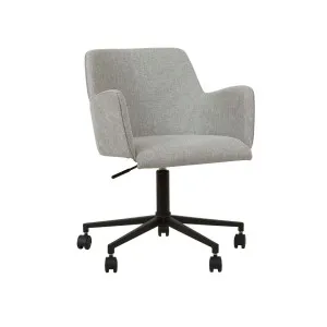 Lennox Office Chair - Winter Grey - Black by null, a Chairs for sale on Style Sourcebook