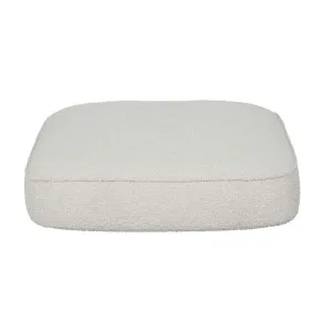 Vittoria Retreat Square Ottoman - Oat Boucle by null, a Ottomans for sale on Style Sourcebook