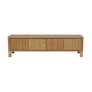 Oliver Fluted Entertainment Unit - Natural Ash by null, a Entertainment Units & TV Stands for sale on Style Sourcebook