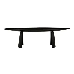 Kin Oval Dining Table - Matt Dark Oak by null, a Dining Tables for sale on Style Sourcebook