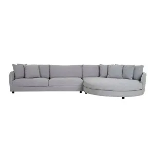 Hugo Tonda Left Chaise Set - Harbour Grey by null, a Sofas for sale on Style Sourcebook