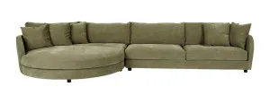 Hugo Tonda Right Chaise Set - Copeland Olive by null, a Sofas for sale on Style Sourcebook