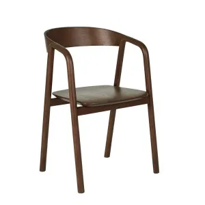 Tolv Inlay Dining Arm Chair - Walnut by null, a Chairs for sale on Style Sourcebook