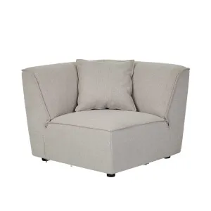 Felix Round 2 Seater Left Arm - Birch Weave by null, a Sofas for sale on Style Sourcebook