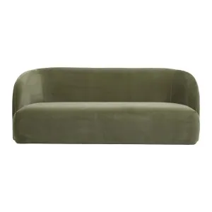 Kennedy Beckett 3 Seater Sofa - Olive Green Velvet by null, a Sofas for sale on Style Sourcebook