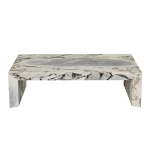 Elle Monument Coffee Table - Matt Ocean Marble by null, a Coffee Table for sale on Style Sourcebook