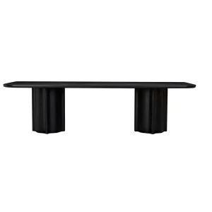 Leon Dining Table - Matt Black Oak by null, a Dining Tables for sale on Style Sourcebook