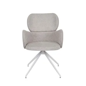 Edwin Spider Leg Office Chair - Winter Grey - White by null, a Chairs for sale on Style Sourcebook