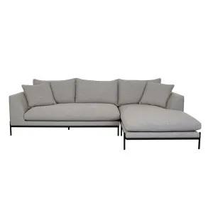 Airlie Frame Right Chaise Sofa Set - Eames Steel - Black Metal by null, a Sofas for sale on Style Sourcebook