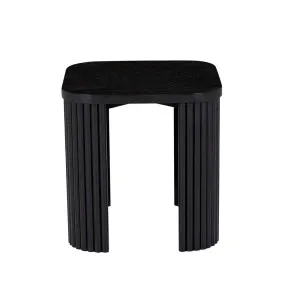 Benjamin Ripple Side Table - Matt Black by null, a Side Table for sale on Style Sourcebook