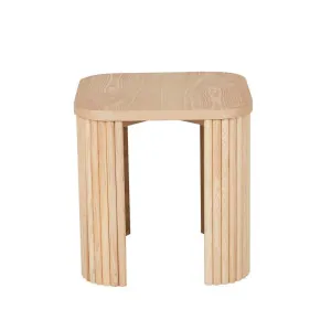 Benjamin Ripple Side Table - Natural Ash by null, a Side Table for sale on Style Sourcebook