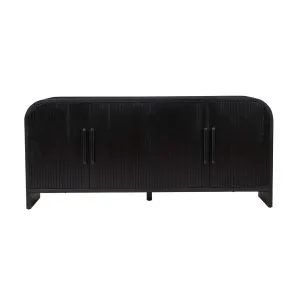 Chloe Channel Buffet - Black Oak by null, a Sideboards, Buffets & Trolleys for sale on Style Sourcebook