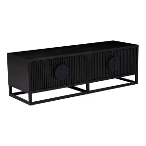 Benjamin Ripple Small Entertainment Unit - Black Oak by null, a Entertainment Units & TV Stands for sale on Style Sourcebook