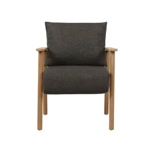 Javea Dining Armchair - Slate - Natural Teak by null, a Outdoor Chairs for sale on Style Sourcebook