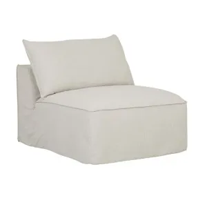 Airlie Slouch 1 Seater Left Arm Sofa - Eames Parchment by null, a Sofas for sale on Style Sourcebook