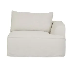 Airlie Slouch 1 Seater Left Arm Sofa - Eames Parchment by null, a Sofas for sale on Style Sourcebook