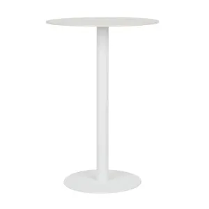 Portsea Cruise Round Bar Table - White Stone - White by null, a Dining Tables for sale on Style Sourcebook