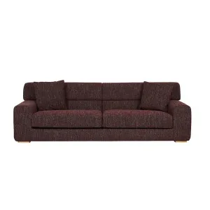 Hugo Sebastian 3 Seater Sofa - Plum Speckle by null, a Sofas for sale on Style Sourcebook