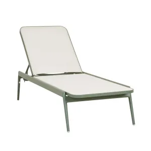 Portsea Classic Sunbed - Jade - White by null, a Outdoor Sunbeds & Daybeds for sale on Style Sourcebook