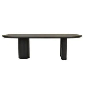 Seb Oval Dining Table - Black Oak by null, a Dining Tables for sale on Style Sourcebook