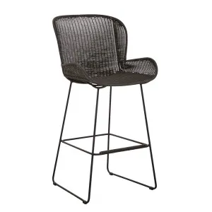 Granada Butterfly Barstool - Licorice - Licorice by null, a Outdoor Chairs for sale on Style Sourcebook