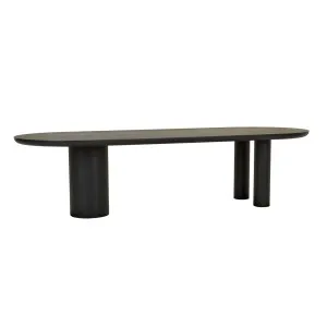 Seb Oval Dining Table - Black Oak by null, a Dining Tables for sale on Style Sourcebook