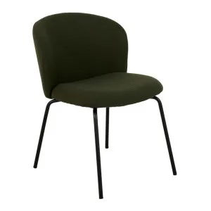 Ellis Dining Chair - Military Green - Black Metal by null, a Chairs for sale on Style Sourcebook