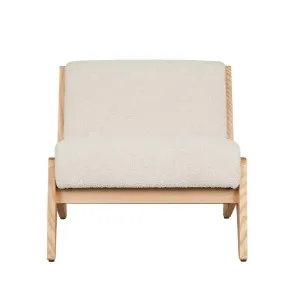 Cole Occasional Chair - Barley Boucle - Natural Ash by null, a Chairs for sale on Style Sourcebook