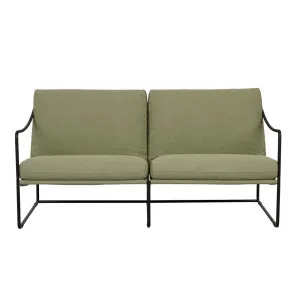 Allegra Outdoor 2 Seater Sofa - Moss - Black by null, a Outdoor Sofas for sale on Style Sourcebook