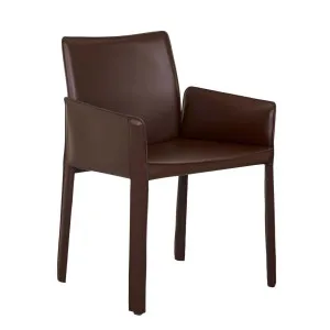 Lachlan Dining Armchair - Burgundy by null, a Chairs for sale on Style Sourcebook