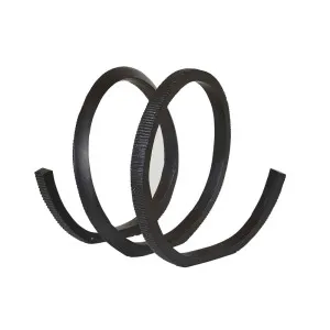 Harira Helix Sculpture - Black by null, a Statues & Ornaments for sale on Style Sourcebook