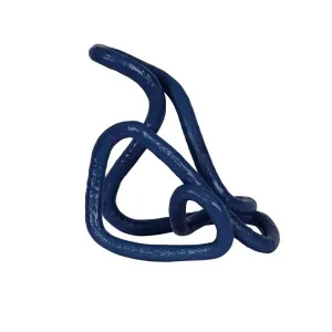 Harira Tangle Sculpture - Navy by null, a Statues & Ornaments for sale on Style Sourcebook