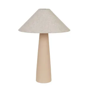 Lorne Canopy Table Lamp - Matt Sand - Oatmeal by null, a Table & Bedside Lamps for sale on Style Sourcebook