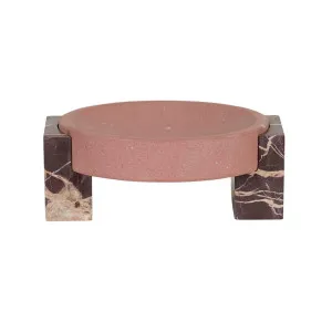 Rufus Hedra Bowl - Cherry Marble - Red Sandstone by null, a Decorative Plates & Bowls for sale on Style Sourcebook