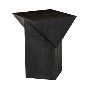 Abstract Stack Side Table - Sandblasted Black by null, a Side Table for sale on Style Sourcebook