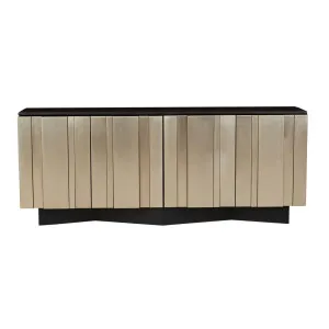 Verona Interval Buffet - Nickel - Sandblasted Black by null, a Sideboards, Buffets & Trolleys for sale on Style Sourcebook