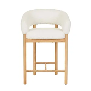 Jenson Barstool - Snow Boucle - Natural by null, a Bar Stools for sale on Style Sourcebook
