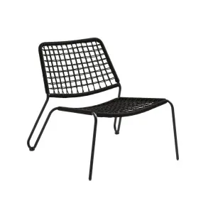 Pier Pipe Occasional Chair - Black by null, a Outdoor Chairs for sale on Style Sourcebook