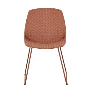 Corsica Scoop Dining Chair - Brique by null, a Outdoor Chairs for sale on Style Sourcebook