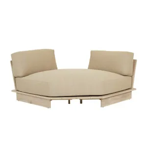 Montana Base Corner Sofa - Aged Teak - Ivory by null, a Outdoor Sofas for sale on Style Sourcebook