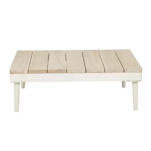 Cabana Weave Square Coffee Table - Aged Teak by null, a Tables for sale on Style Sourcebook