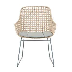 Aspen Lodge Armchair - Shell - Serene Blue by null, a Outdoor Chairs for sale on Style Sourcebook