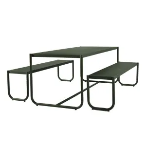 Pier Curve Dining Set Table - Green by null, a Tables for sale on Style Sourcebook