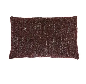 Hugo Rectangle Cushion - Plum Speckle by null, a Cushions, Decorative Pillows for sale on Style Sourcebook