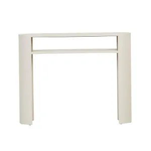 Classique Oval Small Shelf Console - Fossil by null, a Console Table for sale on Style Sourcebook