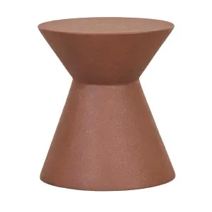Granada Hourglass Side Table - Brique by null, a Tables for sale on Style Sourcebook
