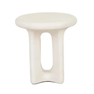 Petra Round Side Table - Ivory by null, a Tables for sale on Style Sourcebook